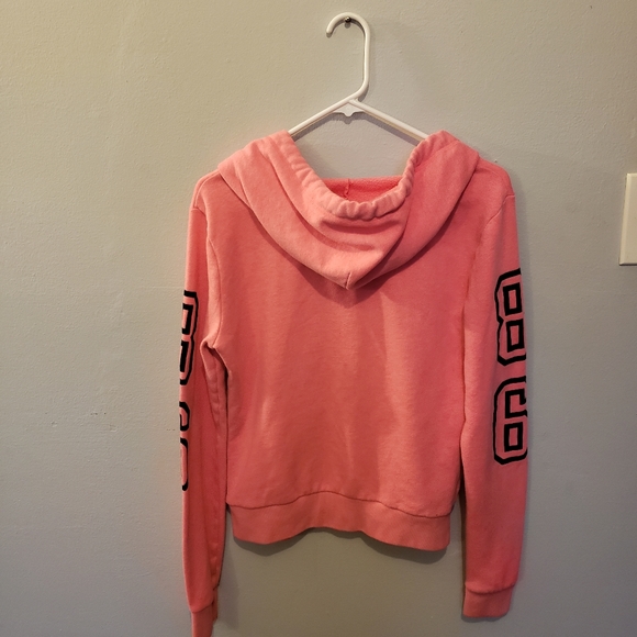 PINK Victoria Secret's zip up hooded sweatshirt size small - Picture 2 of 5